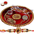 Rakhi Thali with One or More Rakhi Options